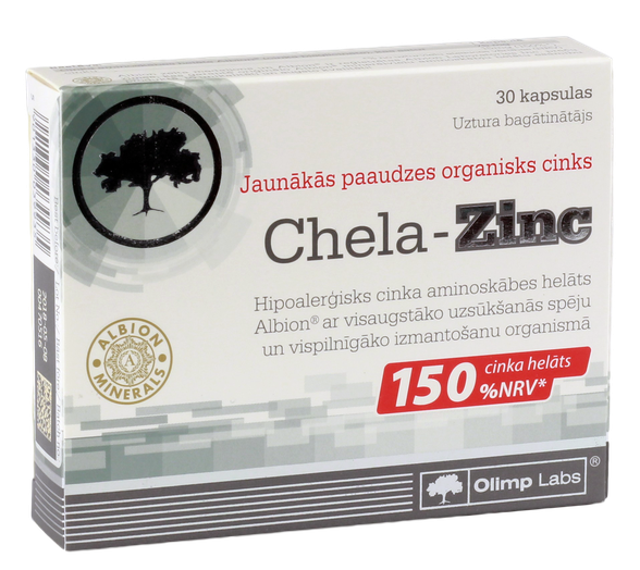 OLIMP LABS Chela - Zinc capsules, 30 pcs.