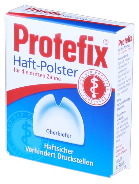PROTEFIX   Half-Polster OK adhesive cushions for upper jaw, 30 pcs.