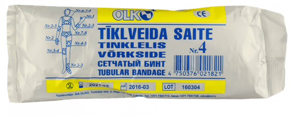 OLKO  non-sterile Nr. 4 tubular bandage, 1 pcs.