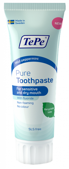 TEPE Pure Mild Peppermint toothpaste, 75 ml