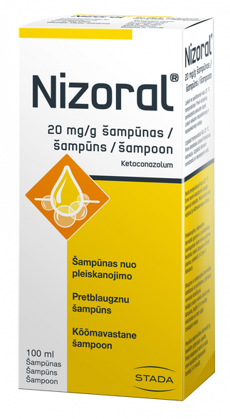 NIZORAL 20 мг/г шампунь, 100 мл