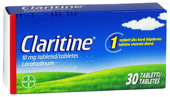 CLARITINE 10 mg tabletes, 30 gab.