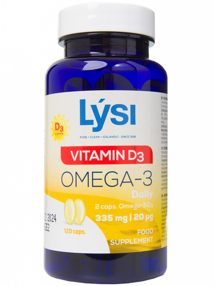 LYSI Omega - 3 Vitamin D3 capsules, 120 pcs.