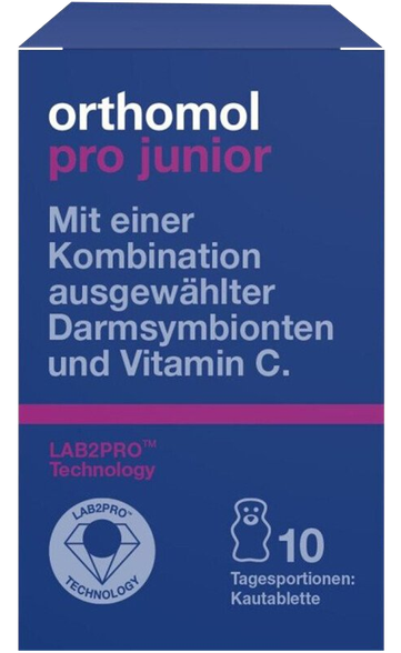 ORTHOMOL Pro Junior жевательные таблетки, 10 шт.