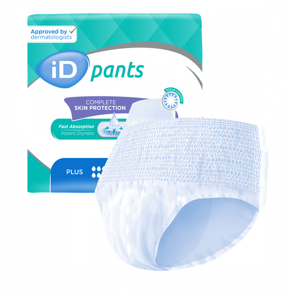 ID Pants Plus L (100-145 cm) nappy pants, 14 pcs.