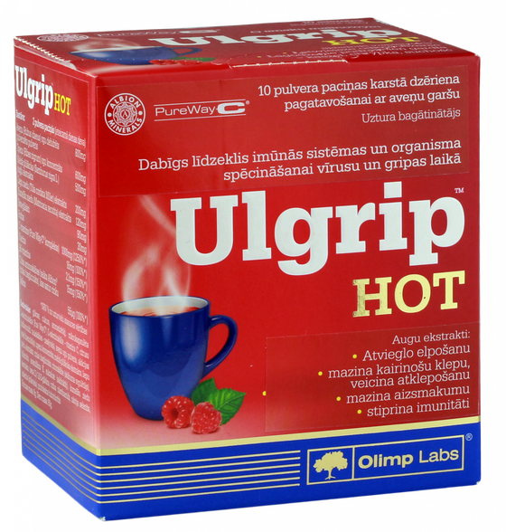 OLIMP LABS Ulgrip Hot pulveris, 10 gab.