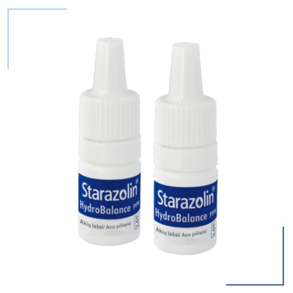 STARAZOLIN   HydroBalance 5 ml eye drops, 2 pcs.