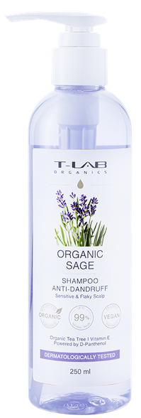 T-LAB Sage Anti Dandruff шампунь, 250 мл