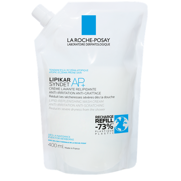 LA ROCHE-POSAY Lipikar Syndet AP+ Refill wash cream, 400 ml
