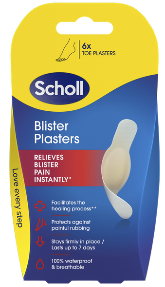 SCHOLL Blister Plasters blister patches, 6 pcs.