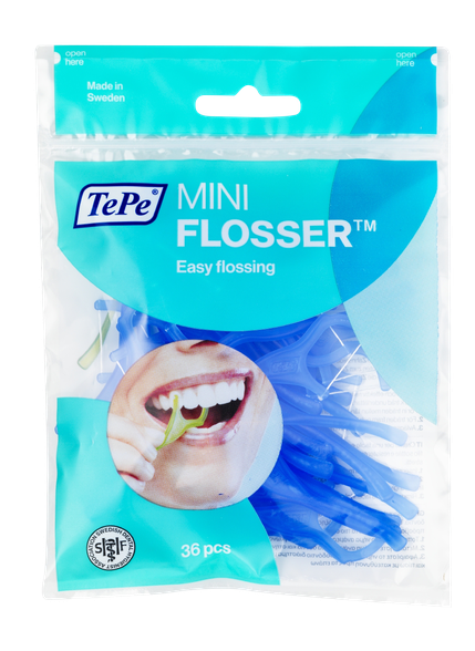 TEPE Mini Flosser zobu starpu tīrītājs, 36 gab.