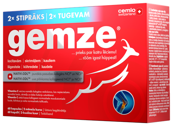 CEMIO GEMZE 2 Times Stronger capsules, 60 pcs.
