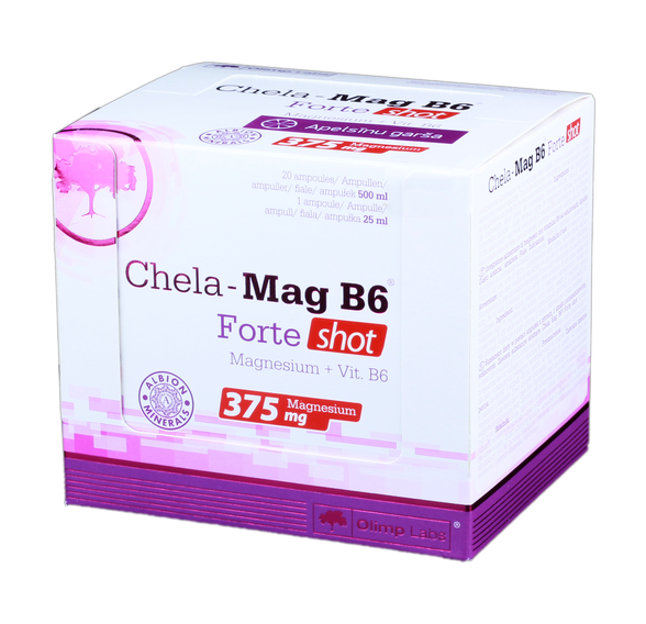 OLIMP LABS Chela - Mag B6 Forte Shot ampoules, 20 pcs.