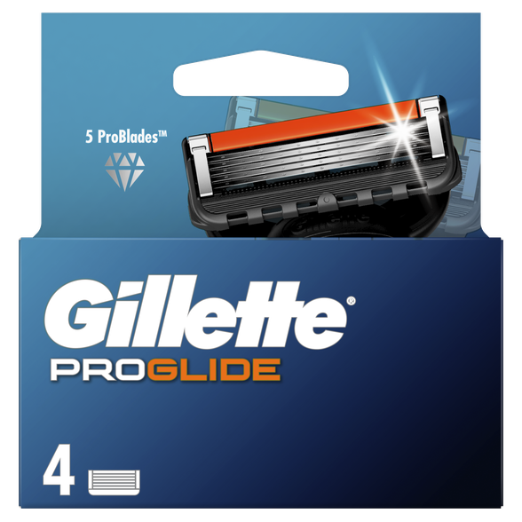 GILLETTE Fusion Proglide 4 Manual кассеты для бритвенного станка, 4 шт.