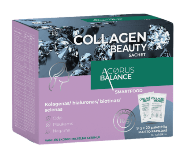 ACORUS BALANCE Collagen Beauty 9g paciņas, 20 gab.