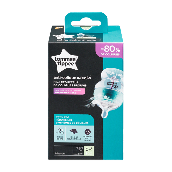 TOMMEE TIPPEE Anti-Colic 0+ pudelīte, 1 gab.