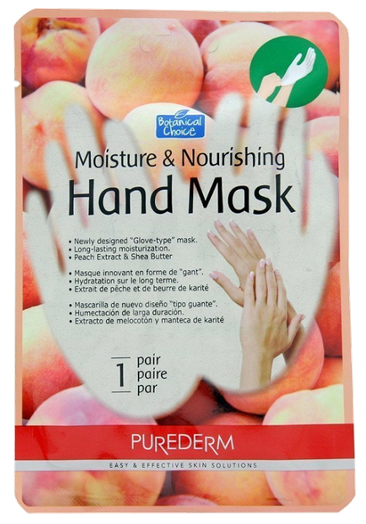 PUREDERM Moisture & Nourishing hand mask, 1 pcs.