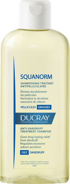 DUCRAY Squanorm Oily Dandruff šampūns, 200 ml