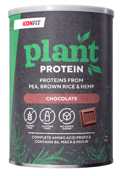 ICONFIT Plant Protein - Chocolate pulveris, 480 g