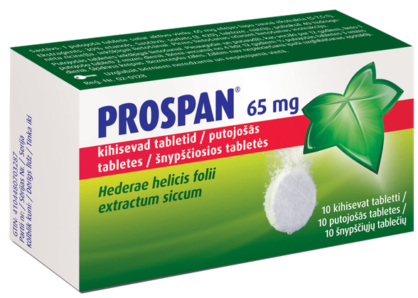 PROSPAN 65 mg putojošās tabletes, 10 gab.