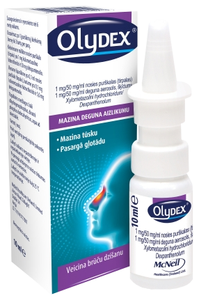 OLYDEX 1mg/50mg/ml nasal spray, 10 ml