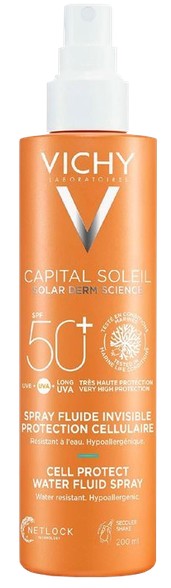 VICHY Capital Soleil Cell Protect  SPF 50+ спрей, 200 мл