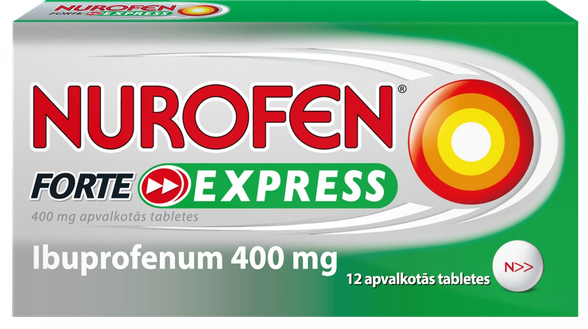 NUROFEN  FORTE EXPRESS 400 mg tabletes, 12 gab.