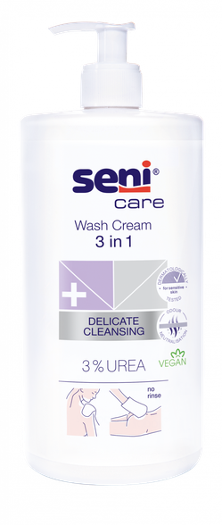 SENI Care 3in1 wash cream, 1000 ml