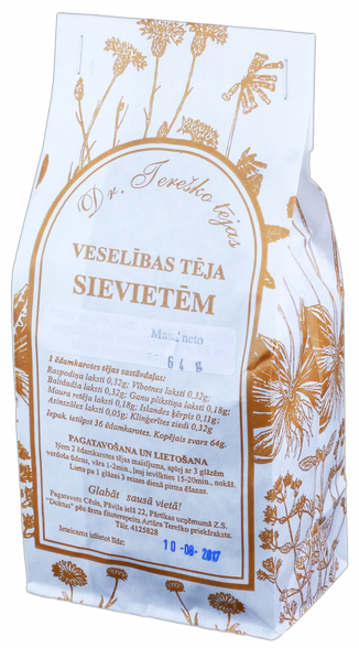 DR.TEREŠKO Veselības tēja Sievietēm beramā tēja, 64 g