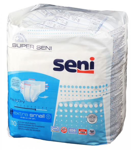 SENI Super Extra small diapers, 10 pcs.