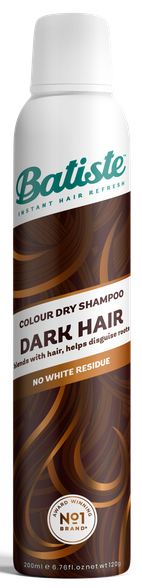 BATISTE Dark & Deep Brown sausais šampūns, 200 ml