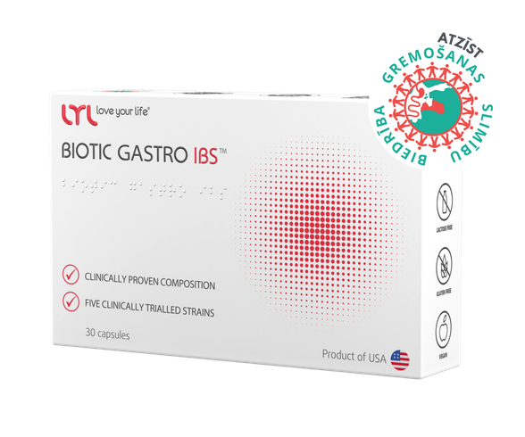 LYL BIOTIC GASTRO IBS, kapsulas, 30 gab.