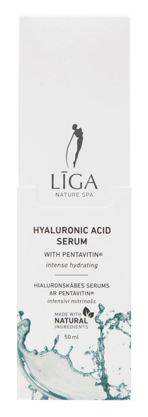 LĪGA Hyaluronic acid with Pentavitin serums, 50 ml