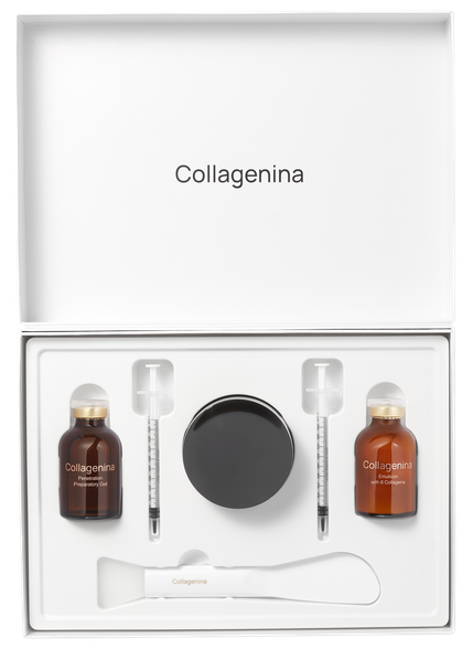 COLLAGENINA Face Pack with 6 Collagens 2x30 ml, 1x50 ml, Grade 2 komplekts, 1 gab.