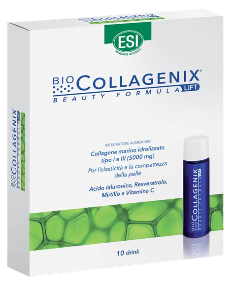 ESI Bio Collagenix Collagen drink 30 ml bottles, 10 pcs.