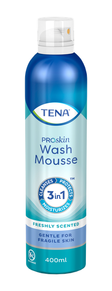 TENA Wash Mousse cleansing foam, 400 ml