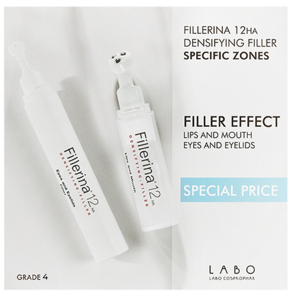 FILLERINA  12HA Intensity 4 Dermo-Cosmetic Filler For Lips and Eye Area set, 1 pcs.
