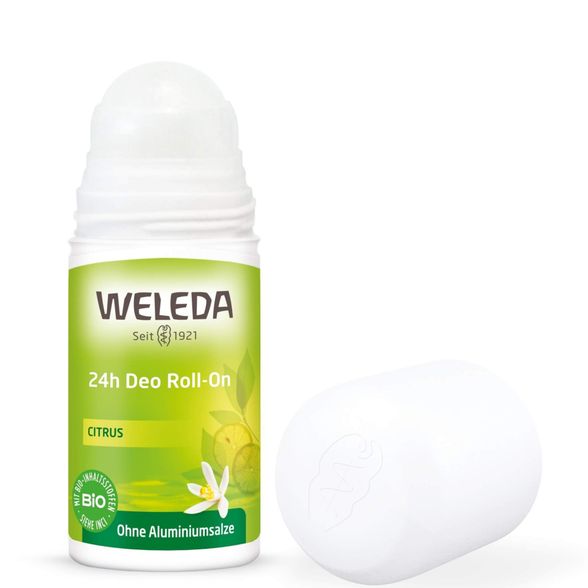WELEDA Citrus 24h Roll-On dezodorants rullītis, 50 ml