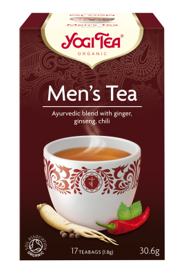YOGI TEA Vīriešu 2 g tēja maisiņos, 17 gab.