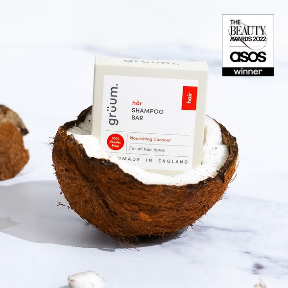 GRUUM Har Zero Plastic Nourishing shampoo bar, 50 g Mēness aptieka