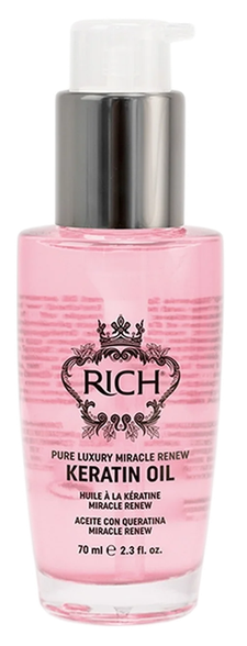 RICH Pure Luxury Miracle Renew Keratin eļļa, 70 ml