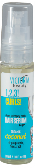 VICTORIA BEAUTY 1,2,3! Curls! for Curly Hair hair serum, 30 ml