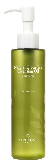 THE SKIN HOUSE Natural Green Tea attīroša eļļa, 150 ml