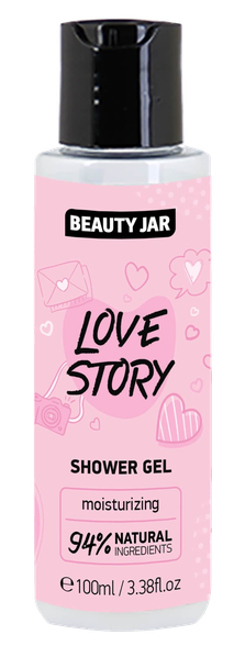 BEAUTY JAR Love Story, Moisturizing shower gel, 100 ml