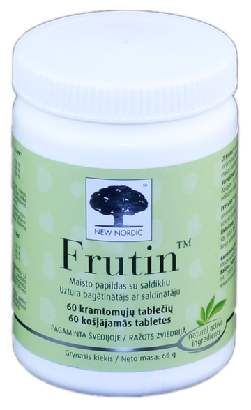 NEW NORDIC Frutin chewable tablets, 60 pcs.