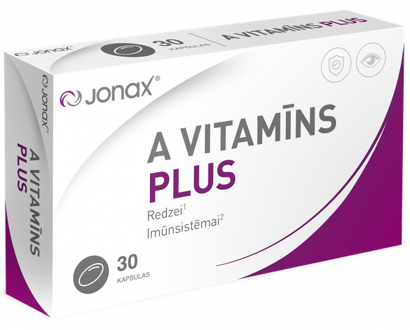 JONAX A Vitamīns PLUS kapsulas, 30 gab.