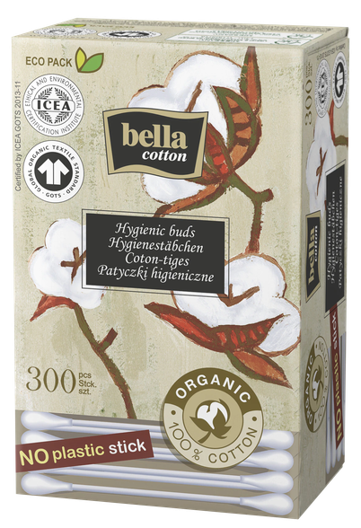 BELLA Cotton cotton swabs, 300 pcs.