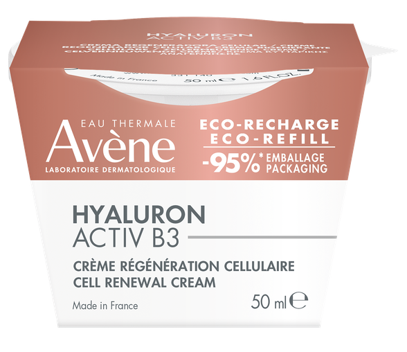 AVENE Hyaluron Activ B3 Cell Renewal Refill sejas krēms, 50 ml