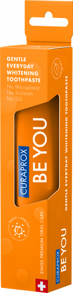 CURAPROX  BE YOU Peach + Apricot Whitening toothpaste, 60 ml