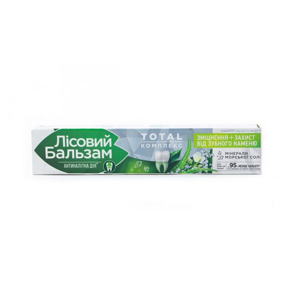 LESNOJ BALZAM with aloe vera and white tea extracts toothpaste, 75 ml